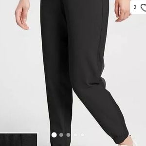 Athleta Brooklyn Textured Joggers Black